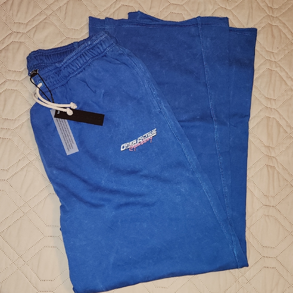 Oner Active Legendary Blue Wide Leg Joggers